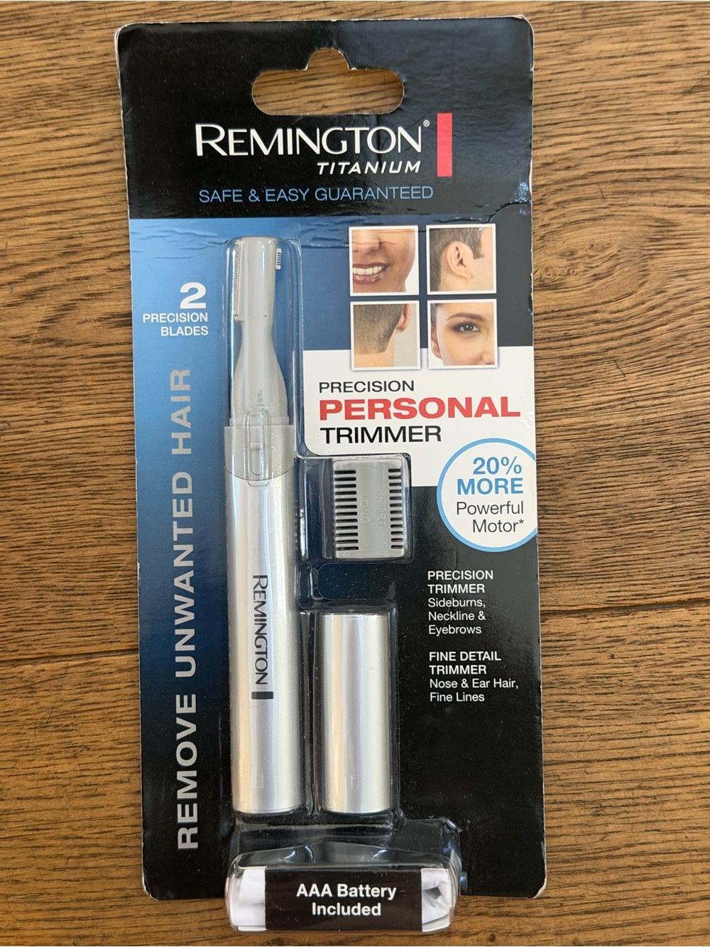 Remington Silver Titanium Precision Personal Trimmer - Silver & Black